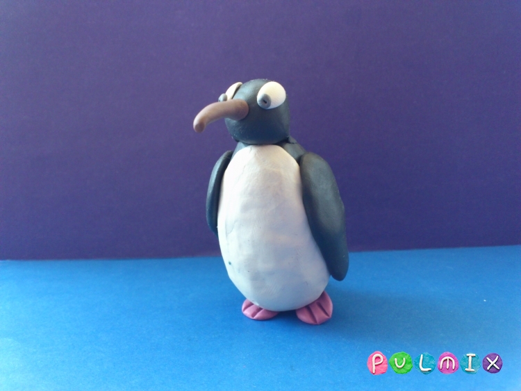 Как слепить из пластилина пингвина поэтапно: Как сделать пингвина из пластилина своими руками: поделки для детей