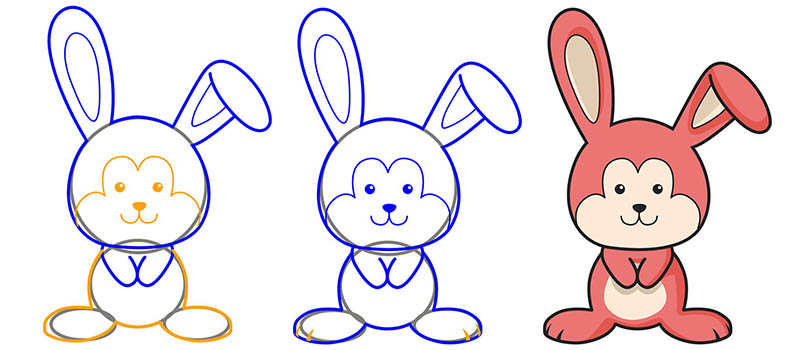 Рисовать заяц: Как нарисовать зайца карандашом