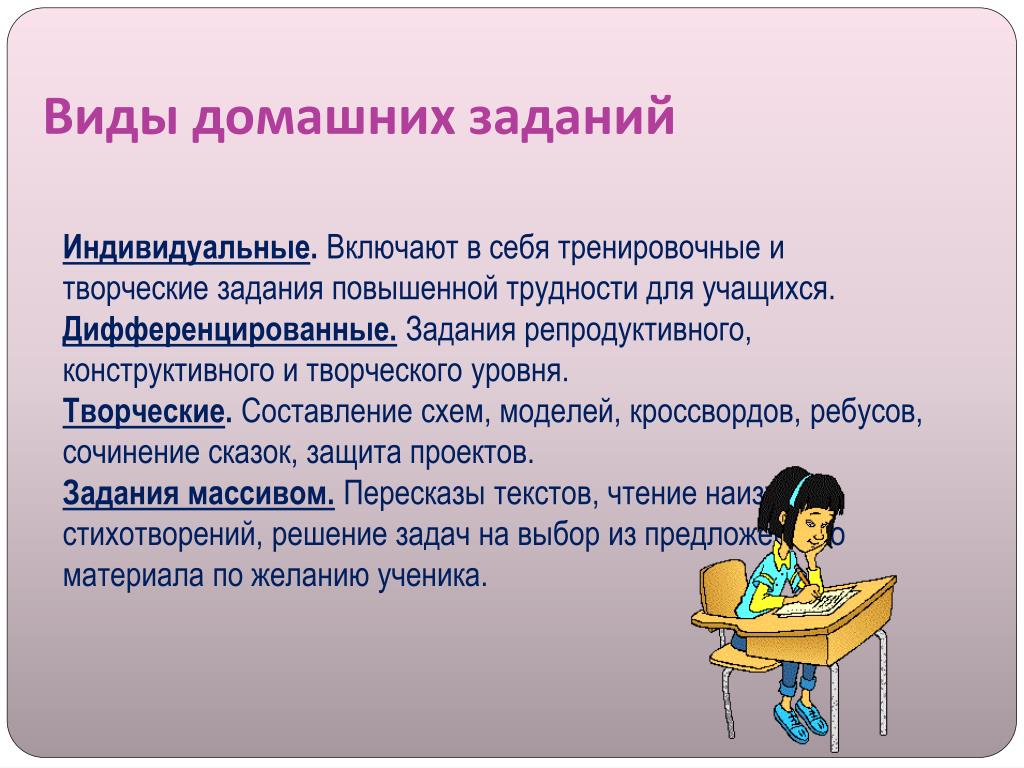 Плюсы домашнего задания: Плюсы и минусы домашнего задания при обучении