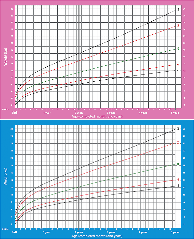 Воз таблица роста детей: норма соотношения у мальчиков и девочек