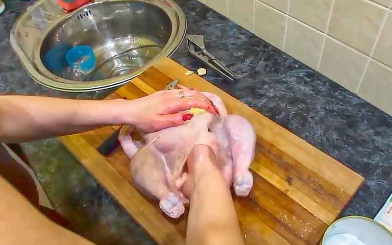 Рецепт курица гриль, на вертеле дома