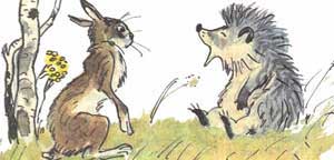 Ёж и заяц (Сказка Толстого Л.Н.), картинка
