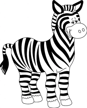 Загадка про зебру для детей