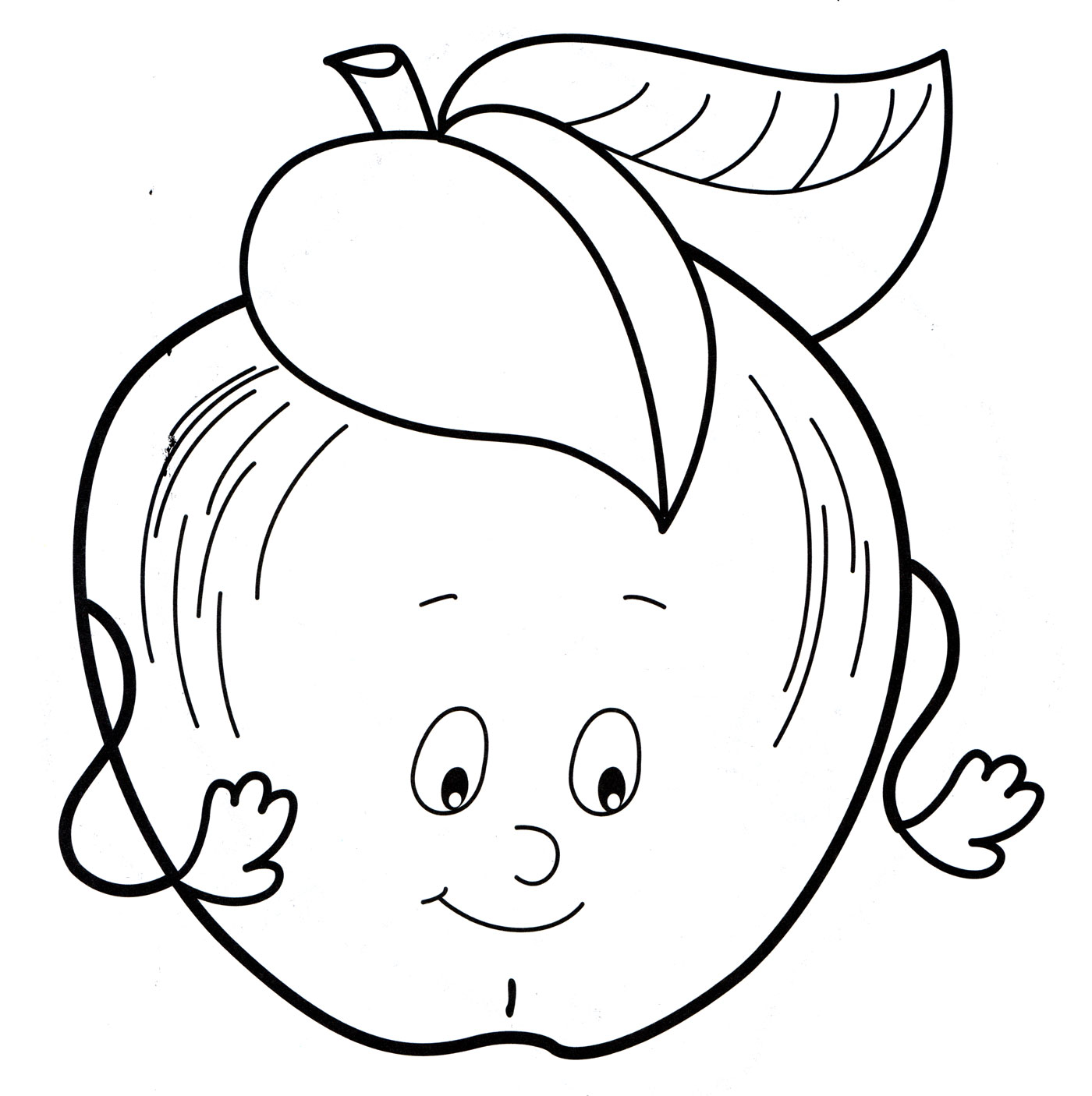 Раскраски для малышей фрукты и овощи: Раскраски овощи и фрукты - распечатать бесплатно