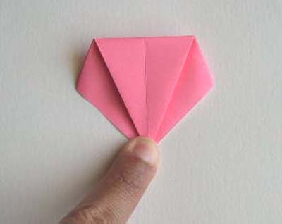 Origami Lily flower photo diagrams 8