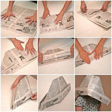 Как сделать панаму из бумаги: Как сделать шапку из бумаги