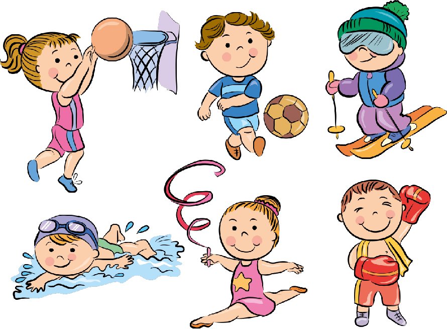 Для детей о спорте: Беседа о спорте с дошкольниками