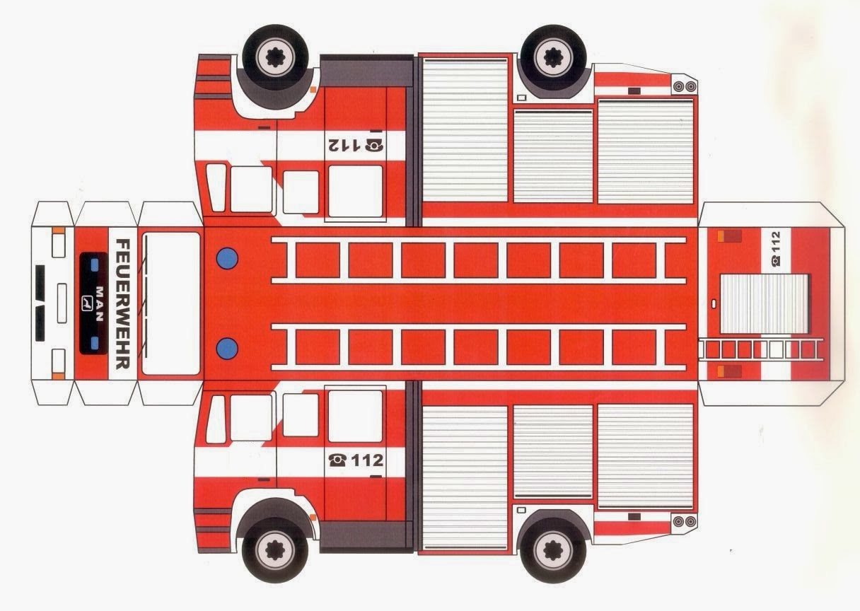Как из коробки сделать пожарную машину: Поделка пожарная машина своими руками