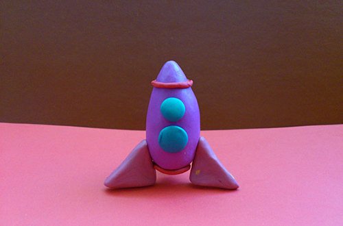 Ракета из пластилина - мастер-класс, фото 4
