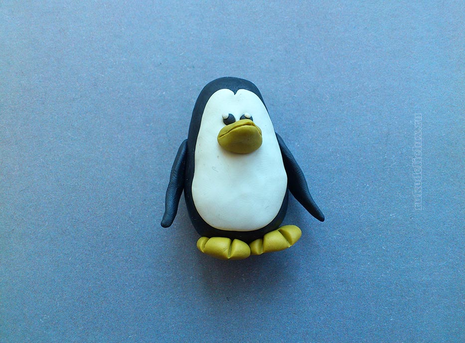 Как слепить из пластилина пингвина поэтапно: Как сделать пингвина из пластилина своими руками: поделки для детей