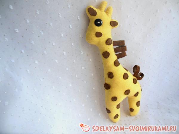 Мягкая игрушка своими руками жираф