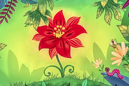 Цветочек сказка: Читать сказку Аленький цветочек онлайн