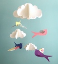 Объемные облака из бумаги как сделать: Декор для детской «Облако»