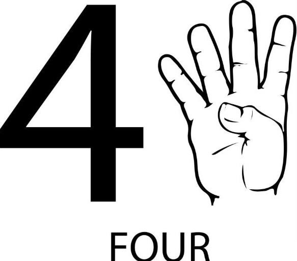 Цифра 4 в виде человека рисунок: Картинки цифра 4 (30 фото) • Прикольные картинки и позитив