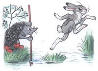 Еж и заяц сказка текст: Заяц и еж сказка читать онлайн бесплатно