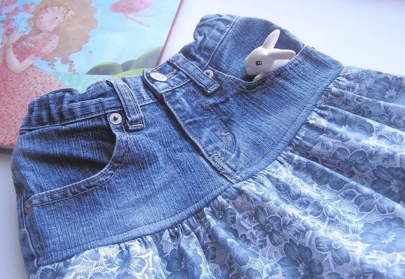 Как сшить юбку из джинсов для девочки своими руками: С чем носить и как сшить джинсовую юбку для девочки?