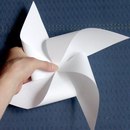 Бумажная вертушка: Как сделать бумажную вертушку - 3 варианта! :: Это интересно!