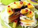 Фруктово творожный торт без выпечки: Торт без выпечки из печенья творога сметаны с фруктами рецепт с фото пошагово и видео