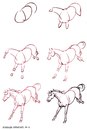 Лошадь рисунок для детей поэтапно: Как нарисовать лошадь карандашом поэтапно. Учим ребенка рисовать красивую лошадь :: SYL.ru