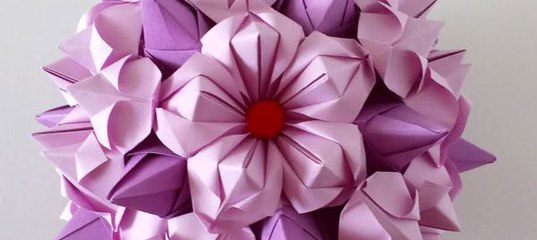 Оригами плоские цветы: Цветы оригами