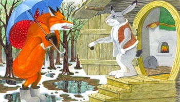 Сказка о зайце и лисе и ледяная избушка: Лиса и заяц, читать сказку онлайн для детей