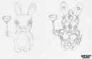 Бешеные кролики раскраски: Раскраски по мультику Бешеные кролики. Вторжение