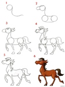 Как рисовать коня карандашом для детей: Картинки лошадей для срисовки (32 фото) 🔥 Прикольные картинки и юмор