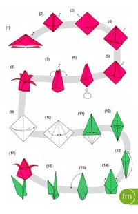 Оригами сделать цветок из бумаги: 10 легких схем, пошаговые фото и видео