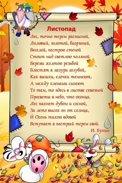 Стихи об осени для старших дошкольников: СТИХИ ОБ ОСЕНИ ДЛЯ СТАРШИХ ДОШКОЛЬНИКОВ.