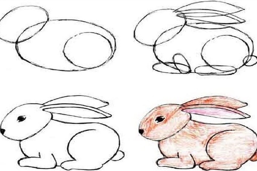 Как рисовать зайца карандашом поэтапно для детей: Как нарисовать зайца поэтапно 10 уроков