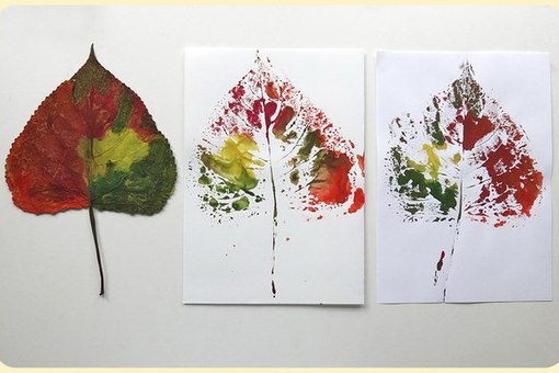 Рисуем с помощью листьев деревьев: Рисование отпечатками листьев: мастер-класс - статья из серии «Детский отдых»