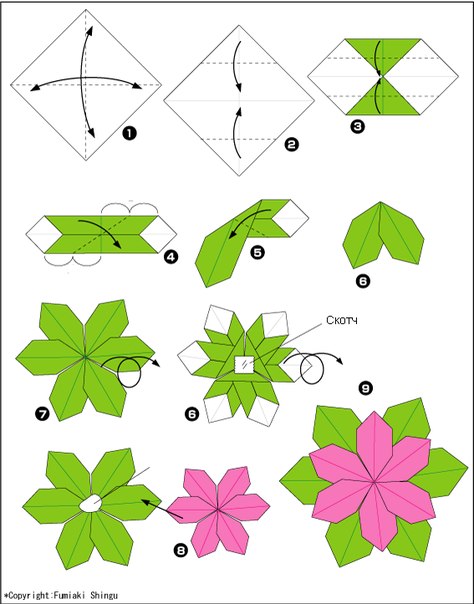 Оригами из бумаги цветы объемные: тюльпан и лилия для начинающих мастеров