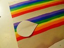 Аппликация из цветной бумаги радуга: Аппликации из цветной бумаги. 100 идей с фото