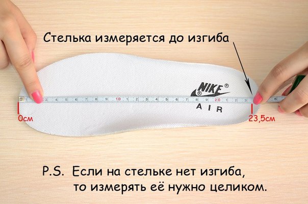 Как измерить длину стопы: Таблица размеров обуви