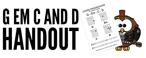  How To Teach Kids to play Guitar, D chord shape For Children