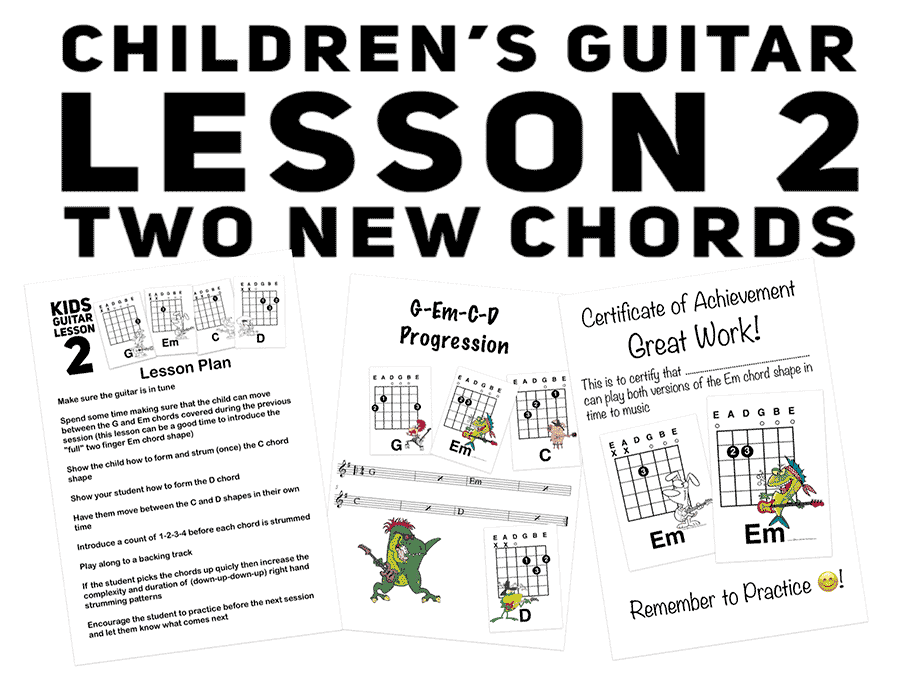 teaching kids to play guitar