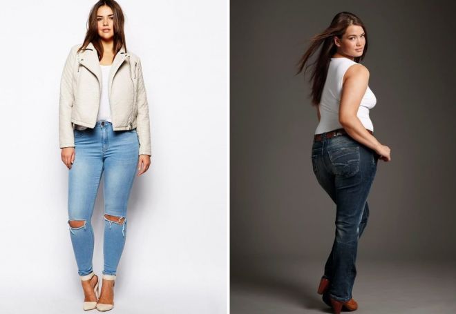 какие джинсы подойдут полным женщинам