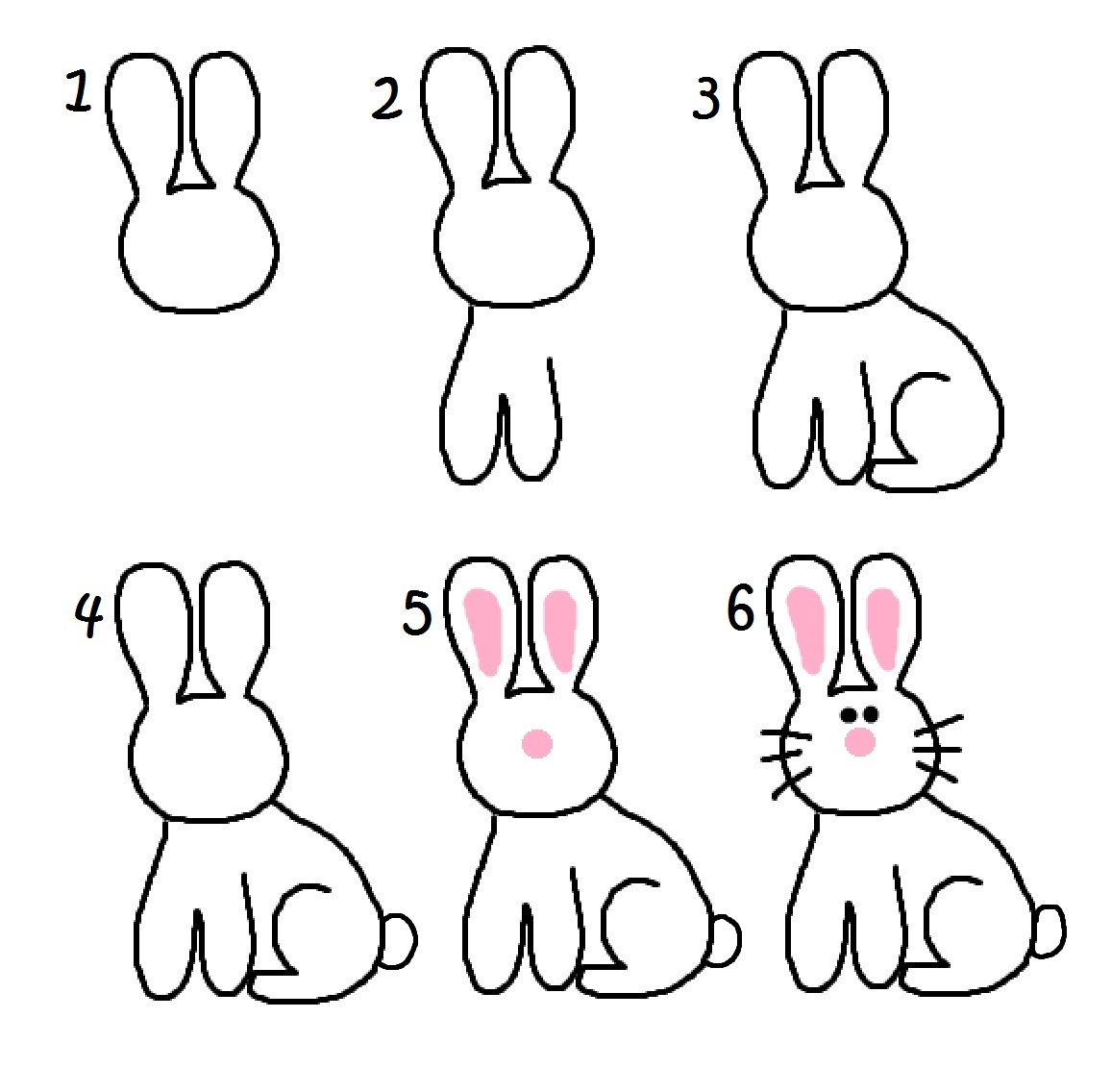 Как рисовать зайца карандашом поэтапно для детей: Как нарисовать зайца поэтапно 10 уроков