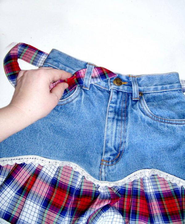 Как сшить юбку из джинсов для девочки своими руками: С чем носить и как сшить джинсовую юбку для девочки?