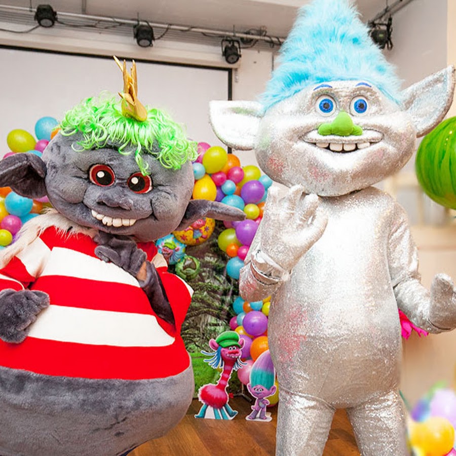 Детский праздник тролли: Аниматоры Тролли на детский праздник в Москве